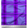 thumbnail image 1 of Soimoi Poly Georgette Fabric Check Check Fabric Prints By Yard 42 Inch Wide, 1 of 5