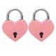 thumbnail image 2 of Heart Lock2 juegos Heart Lock Suministros para el hogar Candado Construcción robusta Jadeshay A, 2 of 8