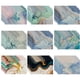 thumbnail image 2 of 4/6/8 manteles individuales con estampado de mármol de 32 x 42 cm, manteles individuales de lino de temporada para primavera, para decoración de fiestas, cocinas, bodas y comedores, 2 of 5