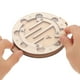 thumbnail image 3 of Tablero de laberinto de madera redondo, bolas de mármol, tablero de laberinto, juego de mesa ocupado para niños pequeños para educación temprana, 3 of 5