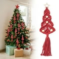 thumbnail image 2 of MOQIN Christmas Decoration - Christmas Tree Macrame Kit, Christmas Macrame Woven Tree DIY Kit, Woven Macrame Christmas Trees DIY Wall Hangings, Macrame Kits for Adults, 2 of 9