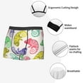 thumbnail image 6 of Bingfone Colorful Pattern With Cute Chameleons Men'S Underwear - Casual Stretch Boxer Briefs-Xx-Large, 6 of 9