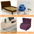 thumbnail image 6 of 4Pack Metal Adjustable Furniture Legs for Bed Cabinet 150-160mm(5.9"-6.3"), White, 6 of 6