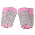 thumbnail image 3 of Coofit Unisex Crew Socks Embroidered Letters Breathable Cotton Socks Tube Socks Winter Warm Socks, 3 of 3