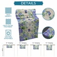 thumbnail image 6 of Purple Hydrangea Table Runner 48 Inches Long Farmhouse Dress Scarves, Spring Eucalyptus Butterfly Rustic Burlap Dining Tablerunner for Coffee Table/Kitchen Island/Party Décor, 13" x 48", 6 of 8