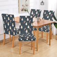 thumbnail image 2 of Yayeee 4 Pack Dining Chair Covers Stretch Parson Chairs Slipcovers Seat Protector, Playful Winter, 2 of 6