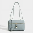 thumbnail image 4 of High-end Feel Women's Small Square Bag New Style Lp Box Pack Hand Print Genuine Leather Single Shoulder Slant Bag, 4 of 5