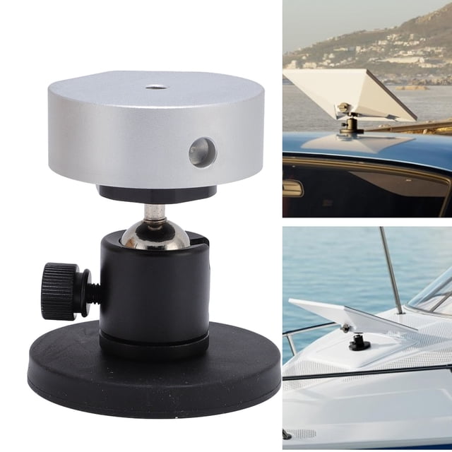 Support Magnétique pour Toit de Voiture pour Satellite Mini, Support de Montage Magnétique en Alliage d'Aluminium pour Toit de VR Bateau