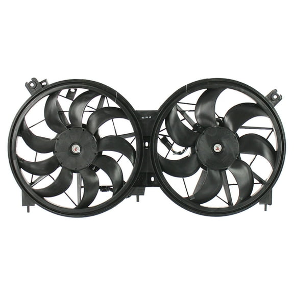 Agility Auto Parts 6010317 Dual Radiator and Condenser Fan Assembly for Nissan Specific Models