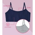 thumbnail image 3 of Cyndeelee Girls 7-16 Joelle Bralette, 5-Pack, 3 of 5