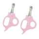 thumbnail image 1 of 2 Pares de Cortaúñas para Mascotas Colco Rosado Acero Inoxidable Antideslizantes, 1 of 8