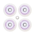 thumbnail image 1 of Weiweiguan 4Pcs Inline Skating Wheels Luminous Roller Skates Wheels Professional Inline Skates Wheels, 1 of 6