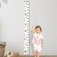 thumbnail image 3 of TIELUTT Growth Chart For Kids Canvas Height Chart Ruler Removable Hanging Wall Ruler Measurement Corner Fence Post Bracket Woodworking Punch Locator 4ft Metal Fence Post Survey Marker T Posts for Fen, 3 of 6
