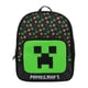 thumbnail image 3 of Set de equipaje Bioworld Minecraft Creeper, paquete de 2 con bolsa de 16 pulgadas, 3 of 8