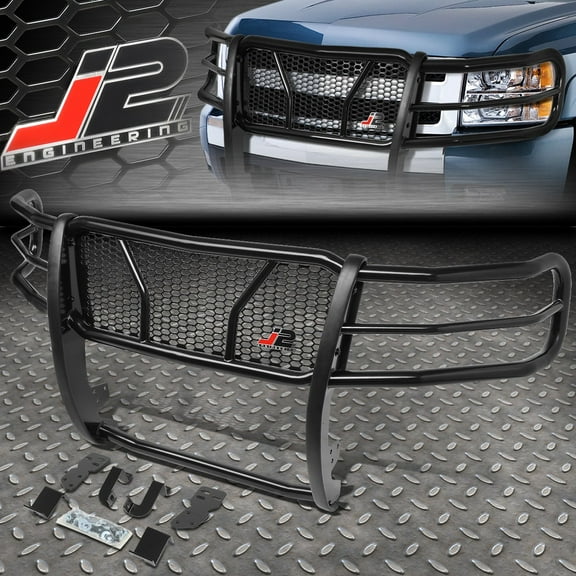 J2 FOR 07-13 CHEVY SILVERADO 1500 FRONT BUMPER GRILLE HONEYCOMB MESH BRUSH GUARD
