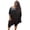 Black (Ribbed Fabric), variant on Women's Plus Size Harem Long Sleeve Jumpsuits