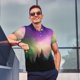 thumbnail image 4 of Fotbe Northern Lights Camiseta Polo de Golf para Hombre con Estampado – Camisa Deportiva Transpirable con Cuello Abotonado-X-Large, 4 of 6