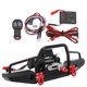 thumbnail image 4 of Parachoques Delantero, Cabrestante De Parachoques Delantero RC, Parachoques Todoterreno Con Control Remoto De Cabrestante Para Redcat 1/10 Para Axial SCX10 Para Traxxas TRX4 YLSHRF 1/10 Front Bumper with Winch Remote Control, 4 of 8
