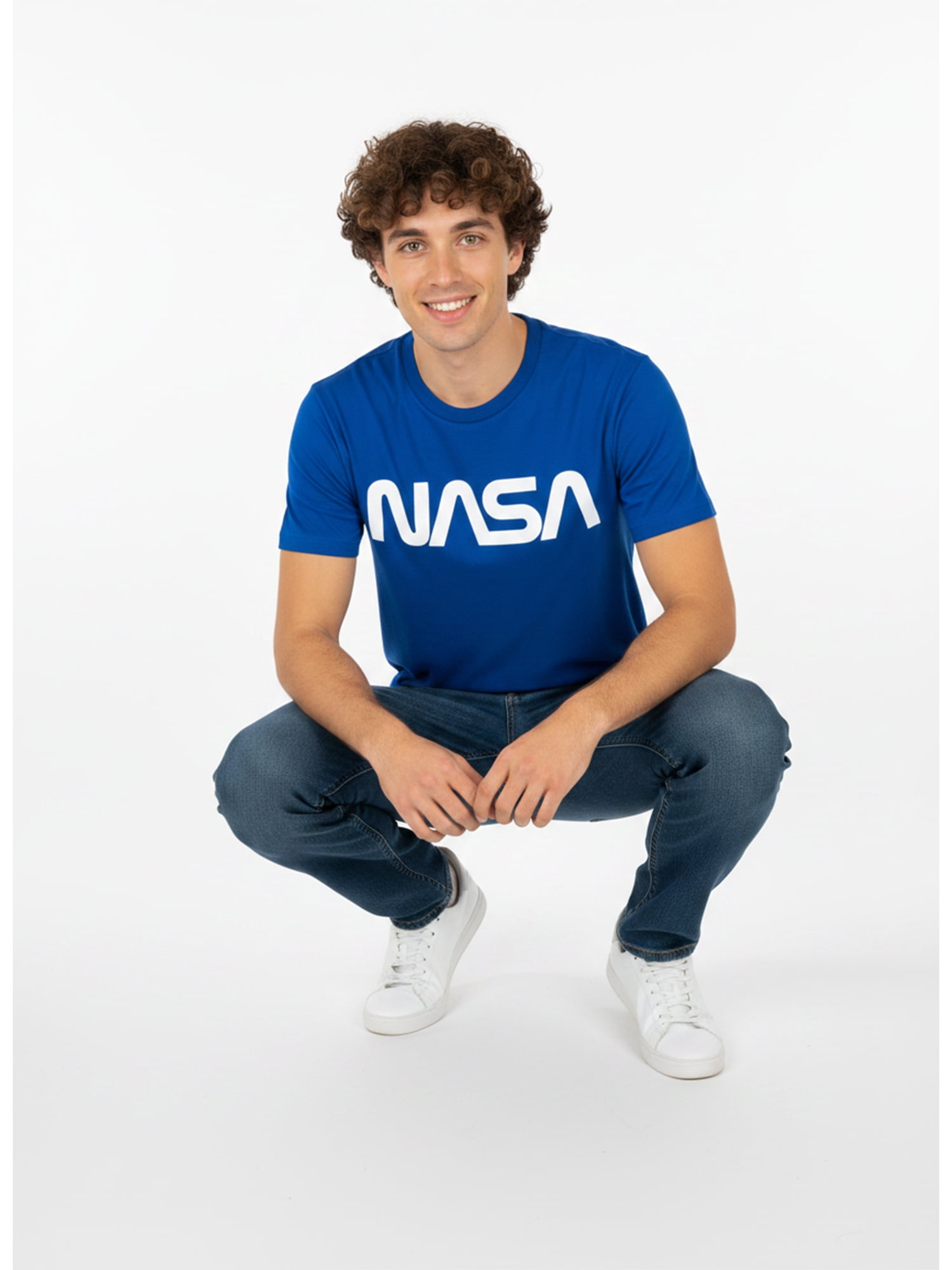 NASA Men's and Big Men's Graphic Cotton Tee with Short Sleeves, Sizes S-3XL