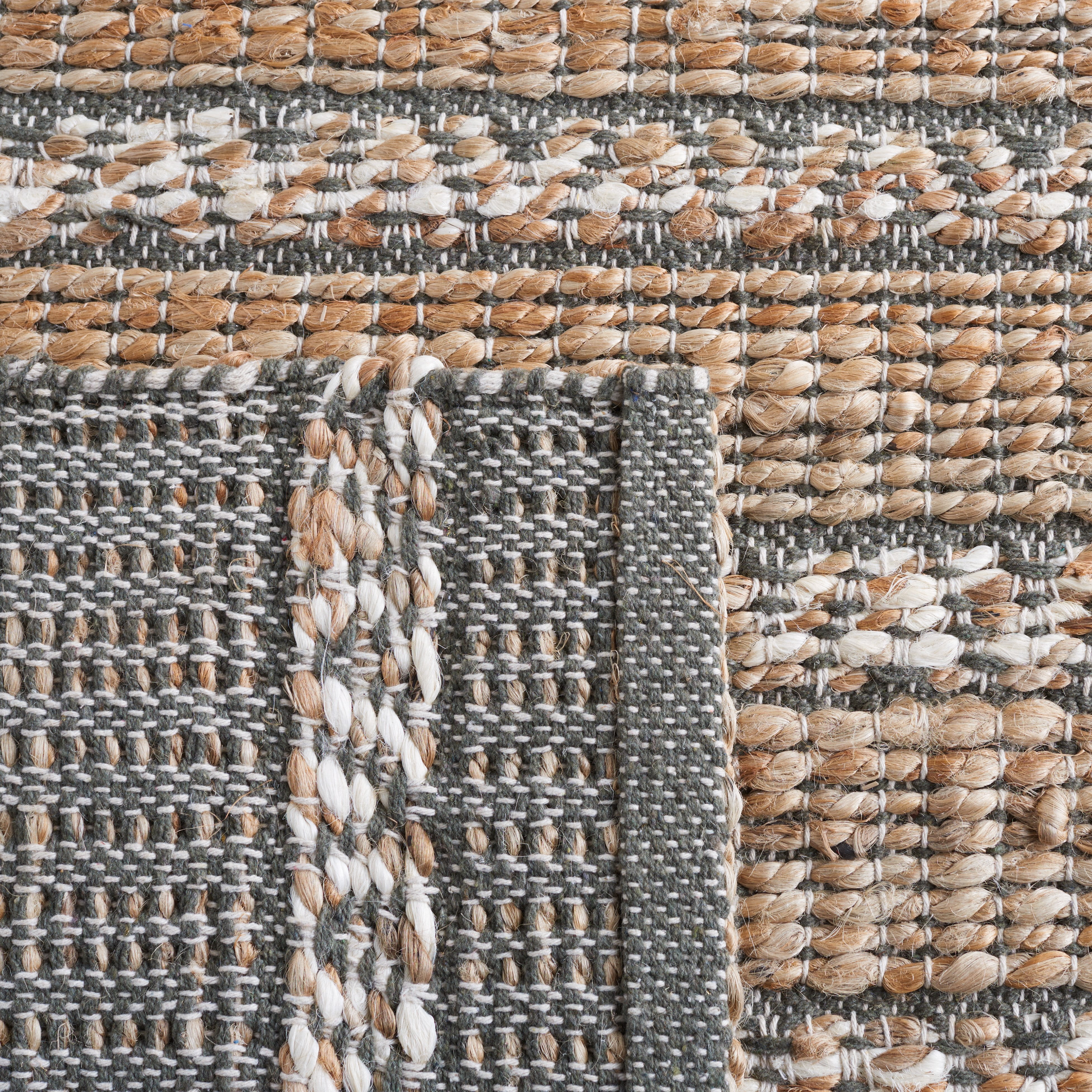 SAFAVIEH Natural Fiber Jack Striped Area Rug, Olive/Natural, 6' x 9'