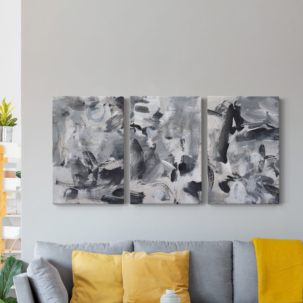 Black & White Mix I Premium Gallery Wrapped Canvas - Ready to Hang - 40 x 60 Each