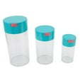 thumbnail image 3 of Vacuum Storage Can, Clear Airtight Bottle Jar Transparent Design Plastic Organize 2100ml 1100ml 400ml Shatterproof  Free  For Flour For Tea, 3 of 8