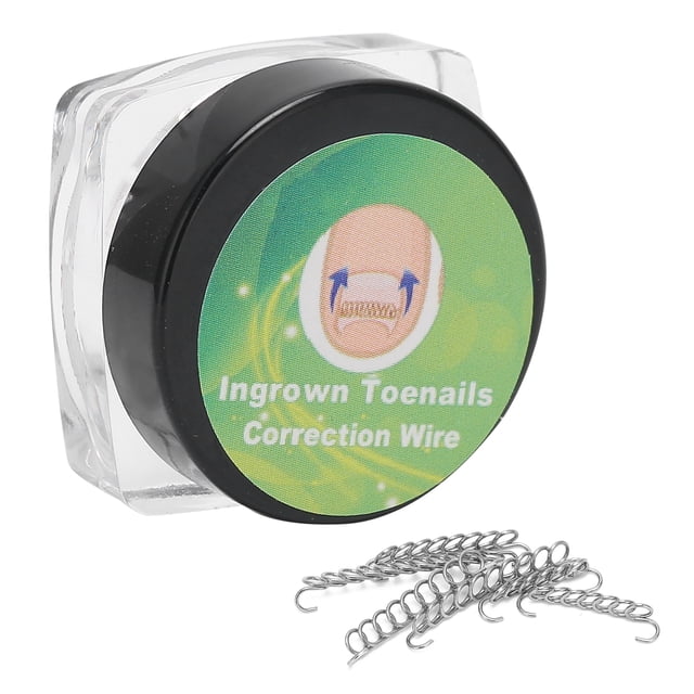 Fijador de alambre para corrección de uñas de los pies, 6 piezas de alambre para uñas encarnadas, fijador de alambre para uñas de los pies, diseño de próxima generación
