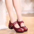 thumbnail image 2 of Nuevos zapatos de baile de malla para mujer, niñas, señoras, salón de baile latino, zapatos de baile modernos para práctica de Salsa, punta cerrada, suela de goma suave, 2 of 5