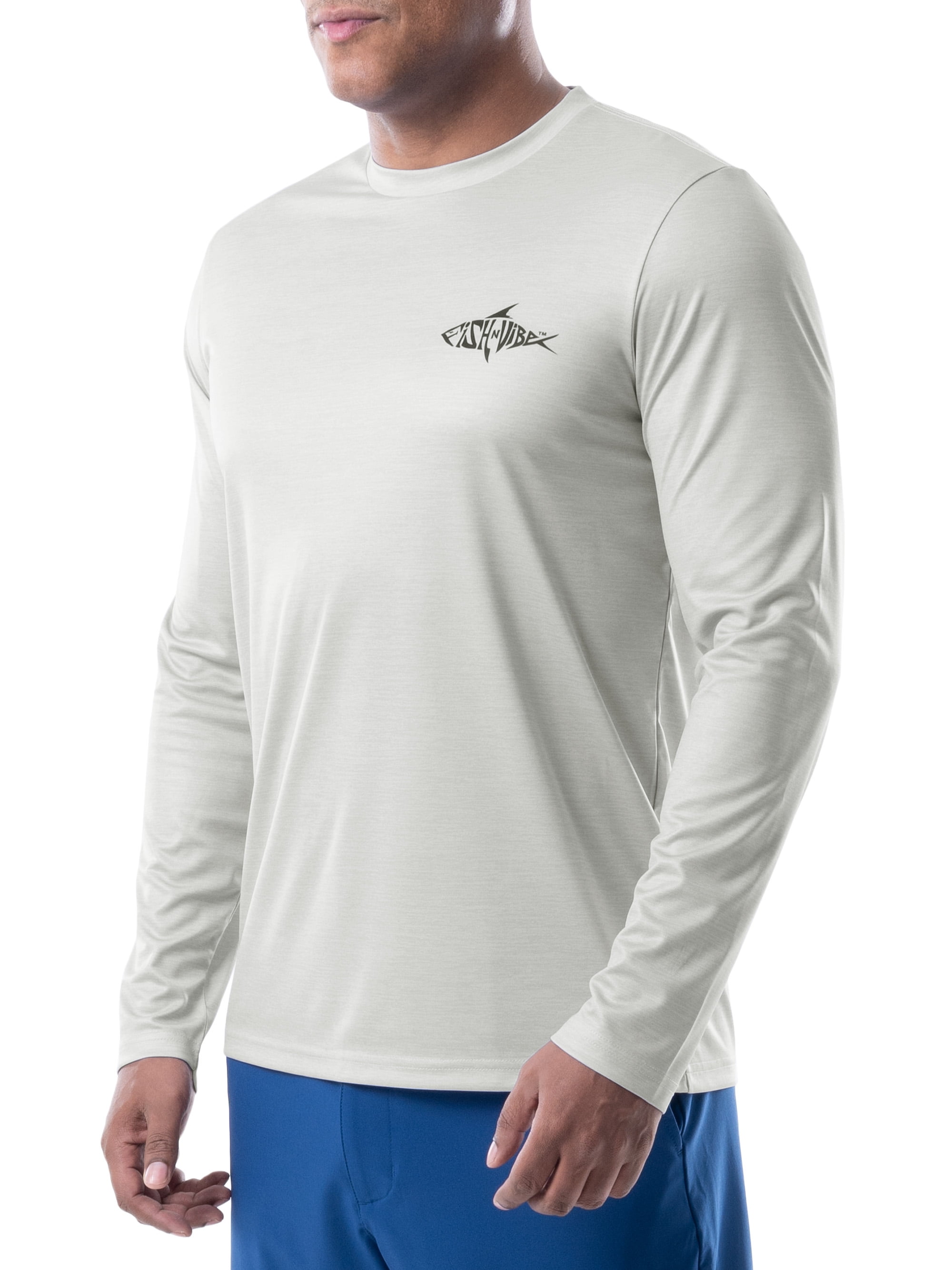 Fish n Vibe Men's Long Sleeve Sun Protection Performance Fishing Tee