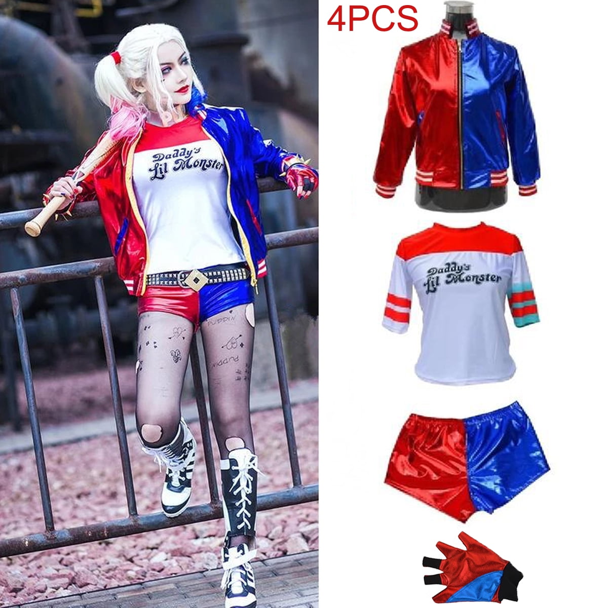 Halloween Costume Carnevale Bambina Vestito Da Carnevale Di Harley