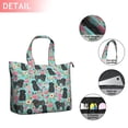 thumbnail image 2 of Bichon Dog Blue Florals Travel Tote Bags for Women Carry On,Large Weekender Bags for Women Travel,Multi Functional Duffle Bag for Work,Shopping,Sports, 2 of 5
