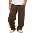 thumbnail image 2 of Yutgune Boys Baggy Sweatpants Elastic Drawstring Waist Wide Leg Design Side Pockets Relaxed Fit Kids Pants Size 5-15 Years, 2 of 8