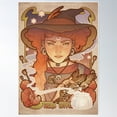 thumbnail image 2 of Herb Witch Poster Wall Art, Modern Wall Decor For Living Room Bedroom, 8x12 UNFRAMED, 2 of 3
