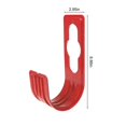thumbnail image 3 of Estbridge Heavy-Duty Wall-Mounted Garden Hose Rack  Multicolor ABS Plastic Hose Hanger for Organized Storage & Easy Access  Up to 110lbs Capacity Light blue, 3 of 8