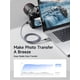 thumbnail image 5 of Cable USB C a micro B JSAUX, paquete de 2 (1 m+2 m) para disco duro, 5 of 7