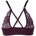 thumbnail image 2 of Iheyi 6 pcs Butterfly Lace Open Front and Back Criss Cross Plain Front Closure Bra B/C (34B), 2 of 2