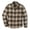 Hunter Green Plaid, variant on Heavyweight Flannel Shirt Jacket Red Plaid LARGE