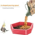 thumbnail image 4 of Brabtod Bird Seed Storage Container,2-3 Lbs Airtight Bird Food Container with Handle and Measuring Cup,Portable Pet Food Container for Wild Bird Sunflower Seed-BPA Free Transparent/Green, 4 of 7