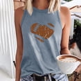thumbnail image 1 of Boovnll Débardeurs pour Femmes, T-Shirt Sans Manches à Col Rond Imprimé Mode pour Femmes, Débardeur pour Femmes, 1 of 4