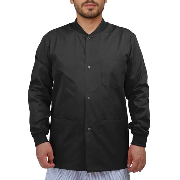 Men’s Snap Front Scrub Jacket
