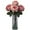 Multi-color, variant on Nearly Natural Fancy Rose Artificial Flower Arrangement with Cylinder Vase, Pink