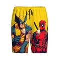 thumbnail image 6 of Wolverine Pajama Shorts for Men, Summer Graphic Lounge Pajama Bottoms Soft Sleep Pjs Pants with Drawstring & Pockets, 6 of 8