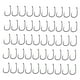 thumbnail image 1 of 50 Uds anzuelos de pesca con mosca para lubina, suministros de equipo de anzuelos de pescado, anzuelos de mosca seca, anzuelos de aparejos de pesca de 72 mm x 131 mm, 1 of 7