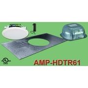 Three Source Integratable 6 inchs Amplified In Ceiling Speakers with Transformer One Speaker Package