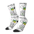thumbnail image 1 of Calcetines de baloncesto antideslizantes con diseño de Snoopy y corazón de Charlie Brown y Peanuts para mujer y hombre a la moda para invierno, 1 of 5