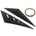thumbnail image 3 of Embellecedor de Cubierta de persiana de ventilación lateral trasera shaofei negro mate para ventana 2021 2022 2023, 3 of 5
