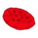 thumbnail image 1 of Cojín lavable para silla colgante tipo cesta para jardín Rojo, 1 of 8