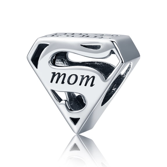 Superhero Fashion Silver-Plated Charm Beads for Jewelry Making