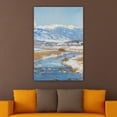thumbnail image 4 of OWNSERIES Home Decor Winter Snow Scene Pattern Canvas Wall Art Paintings for Living Room - Canvas Framed Print Wall Artworks Ship From US Local Warehouse, 4 of 5