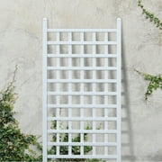 DuraTrel Country 35 x 66 White Vinyl Wall Trellis